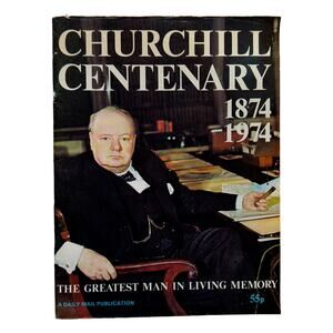 Vintage Daily Mail Winston Churchill Centenary 1874-1974 Pictorial Magazine